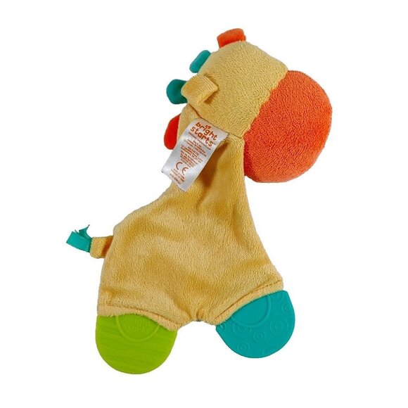 Bright Starts Giraffe Crinkle Teether Toy Baby Infant Lovey Washable M3357 - Picture 2 of 3